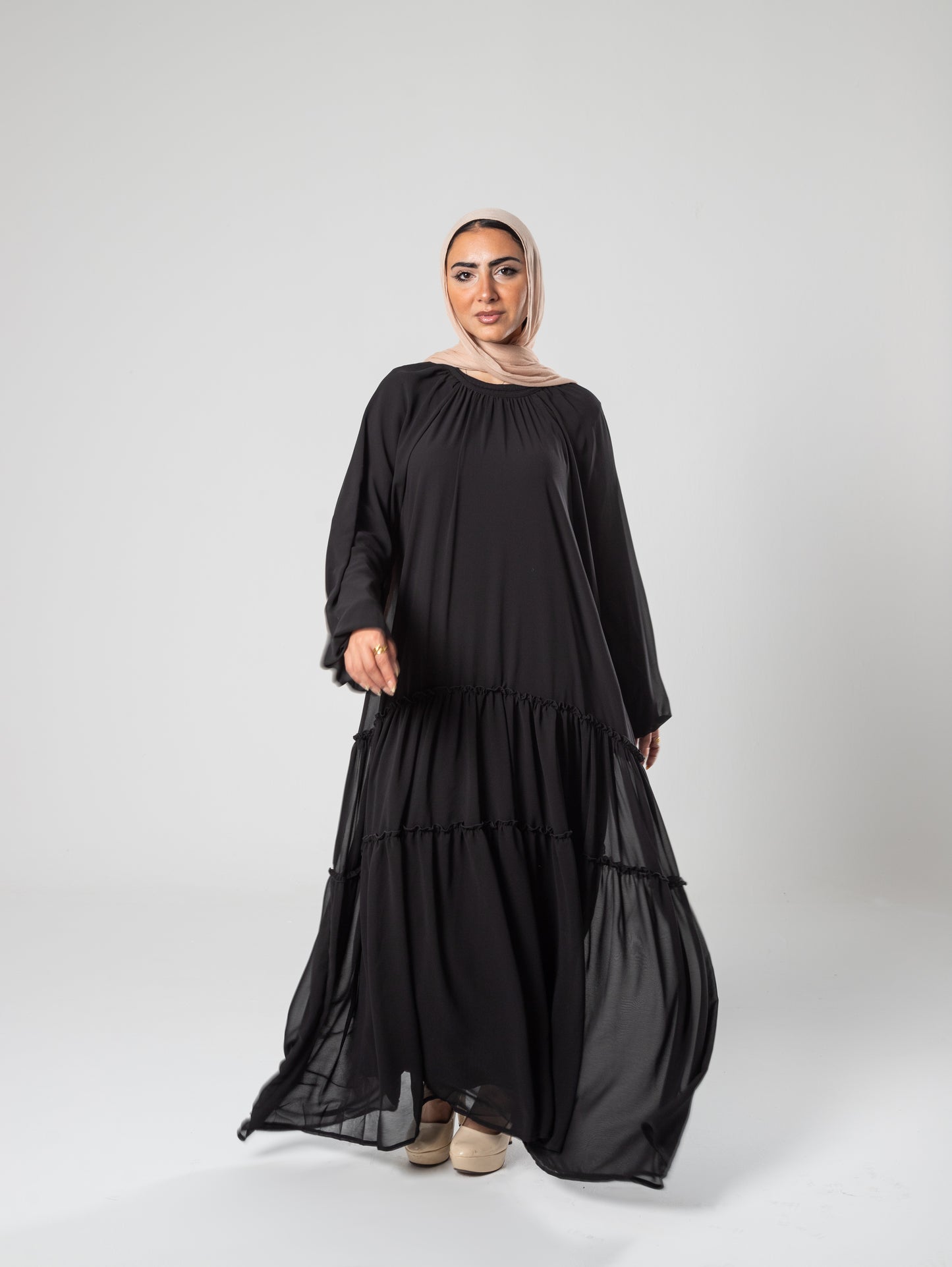 Serenity bloom chiffon dress