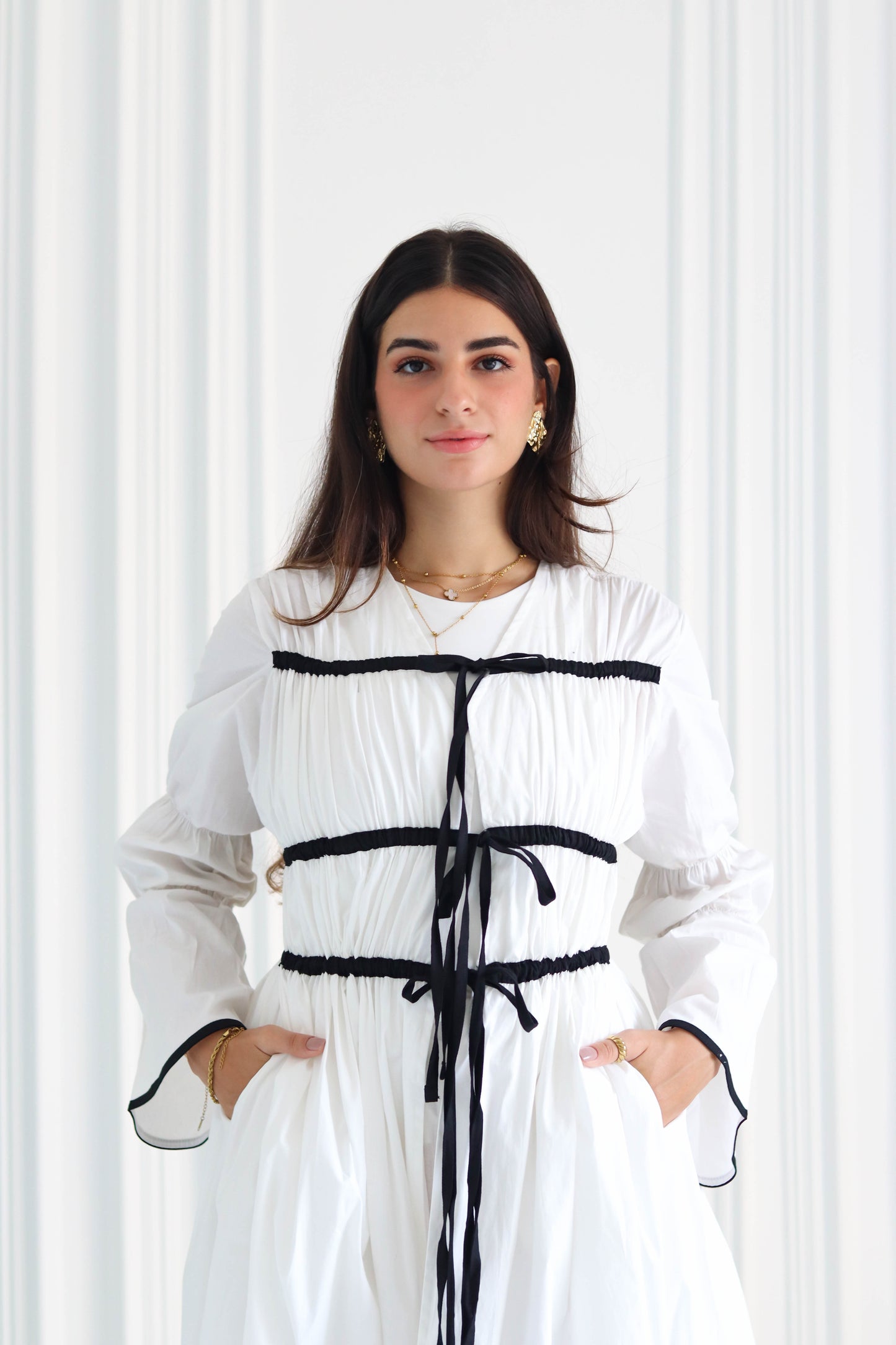 The Ribbon Flow Dress