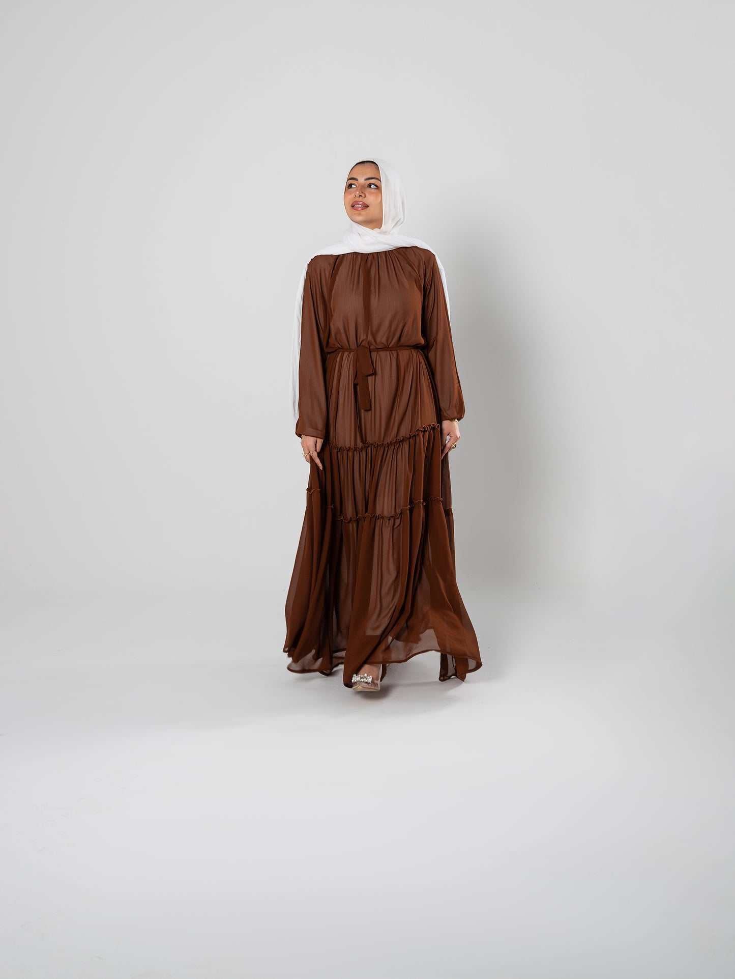 Serenity bloom chiffon dress