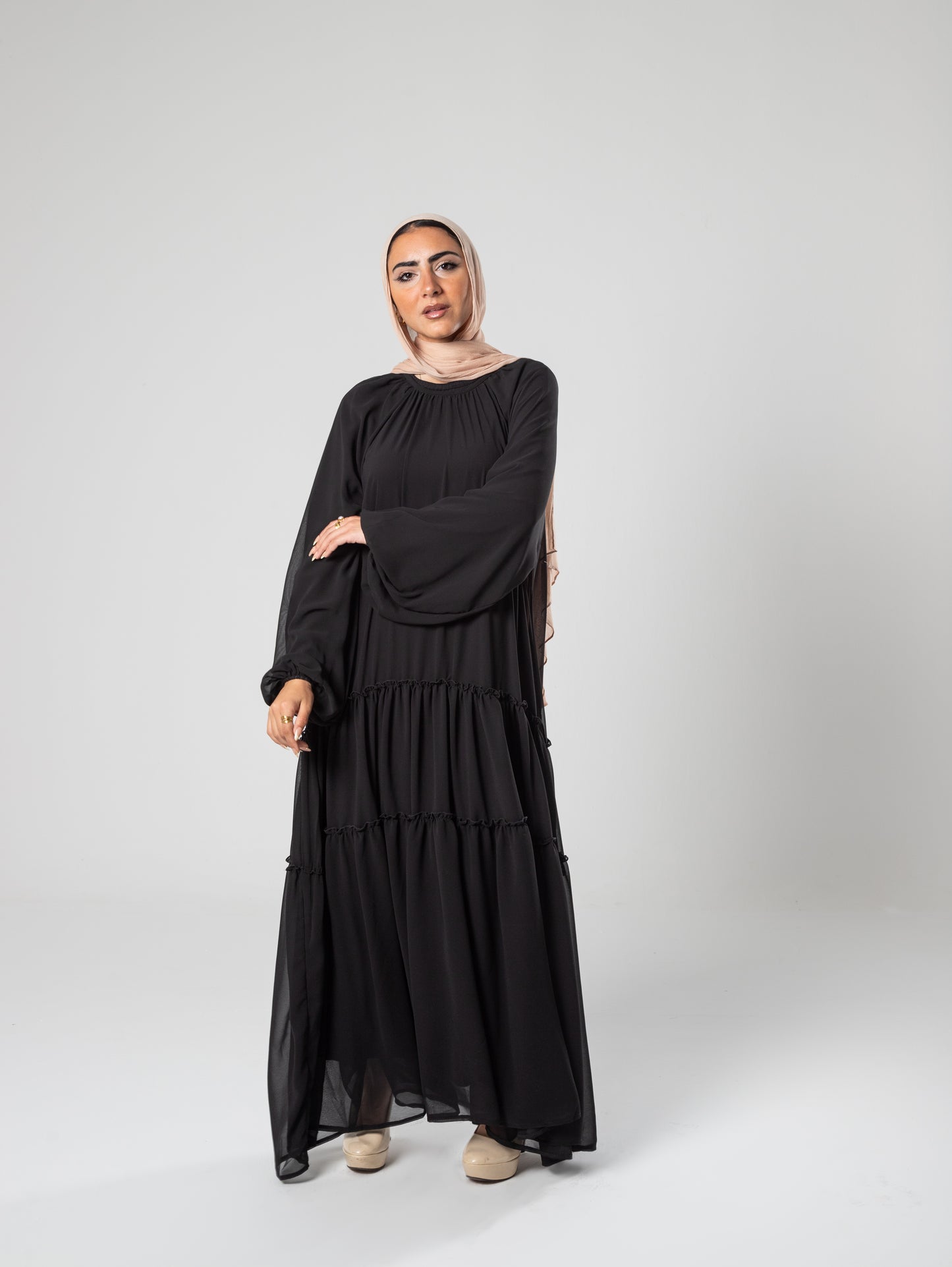 Serenity bloom chiffon dress