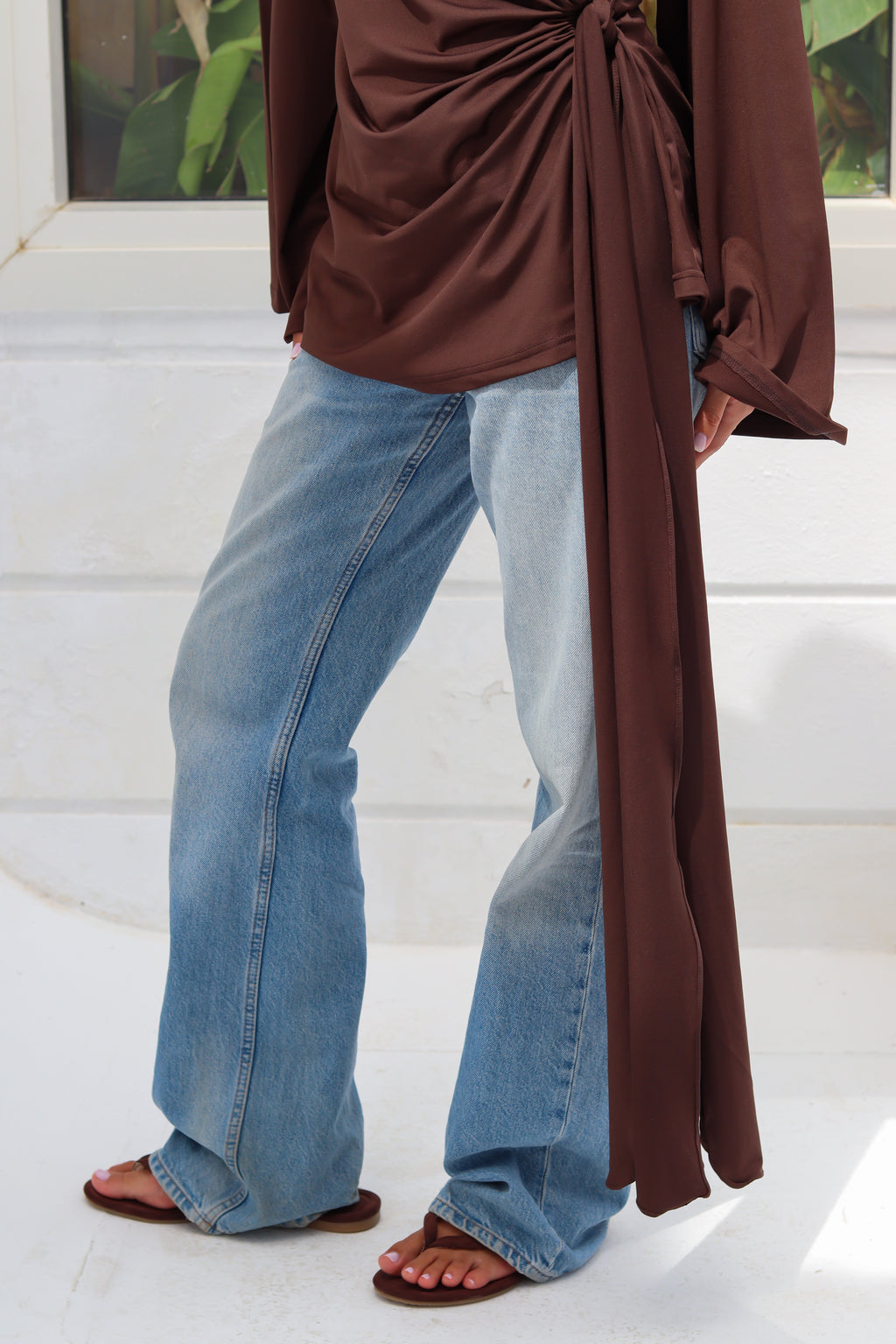 Mila Top in brown