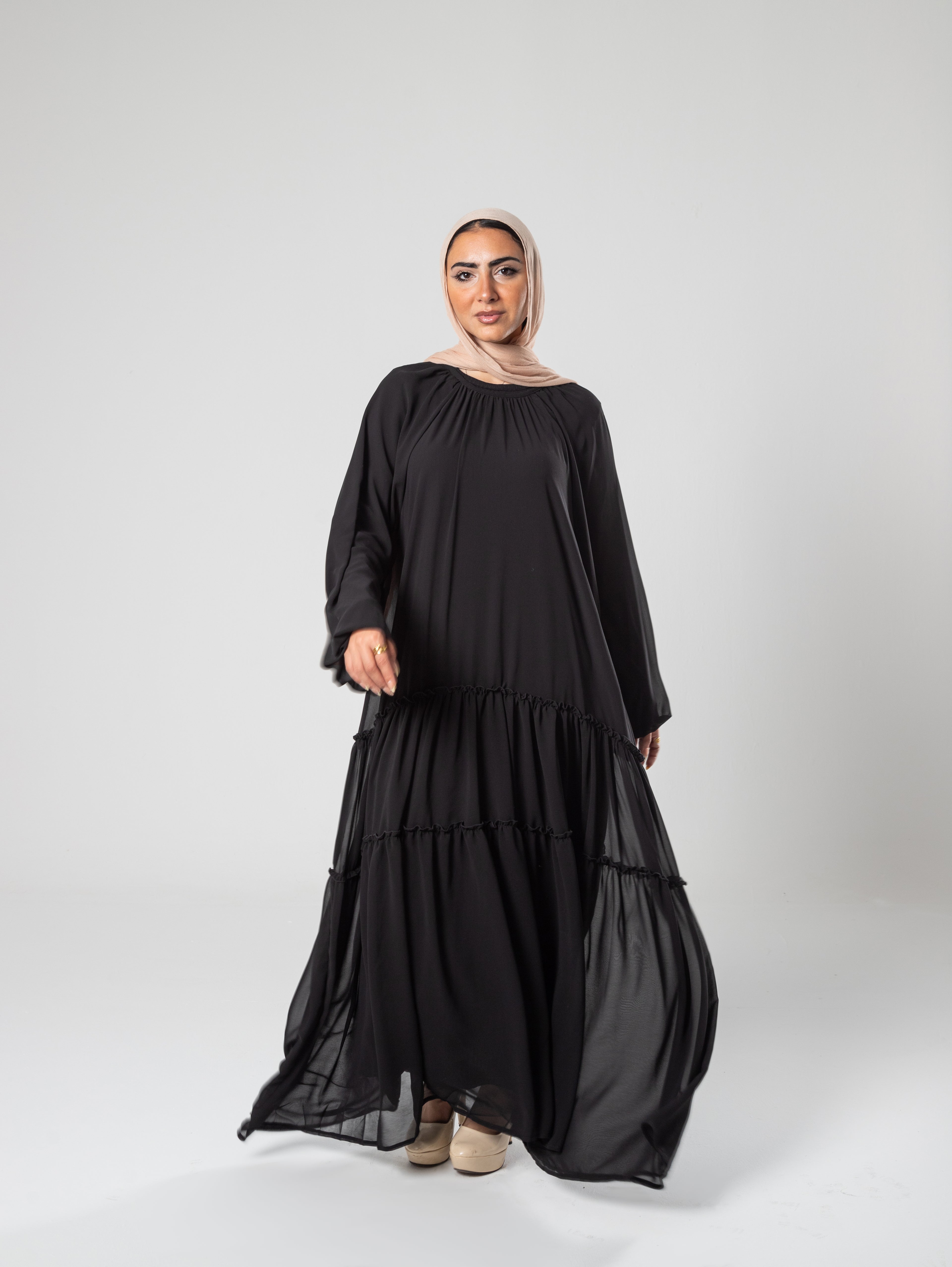 Serenity bloom chiffon dress