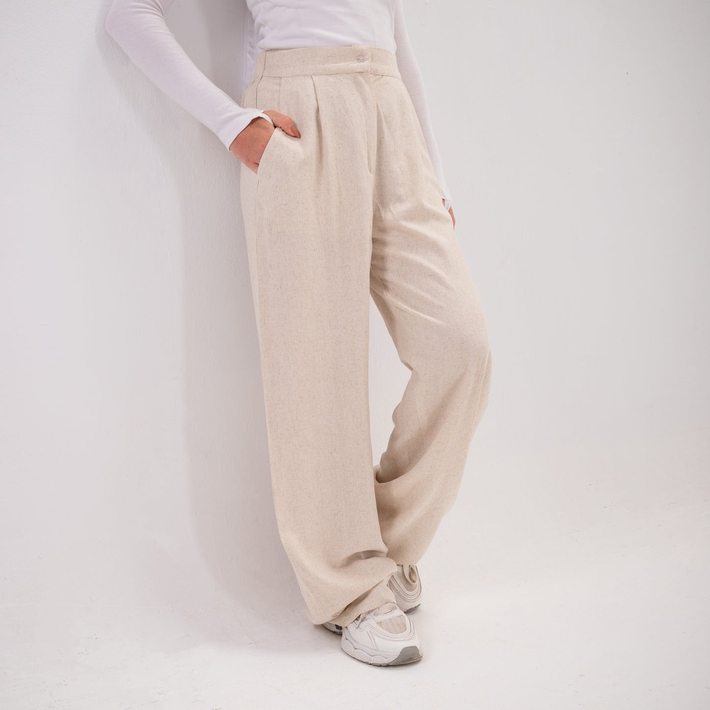 Lightweight linen pants