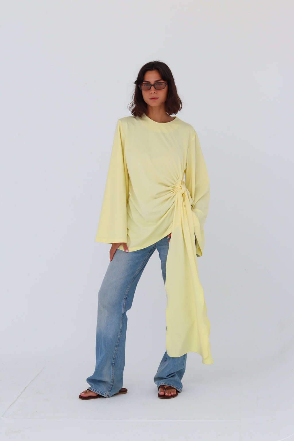 Mila Top in butter yellow