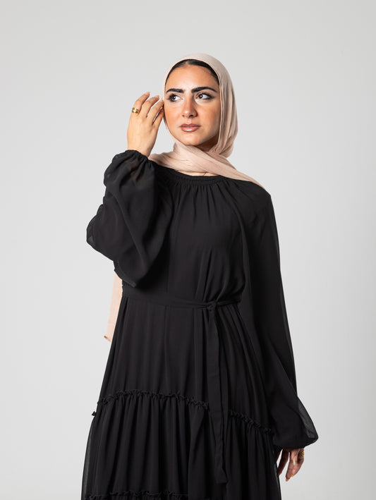 Serenity bloom chiffon dress