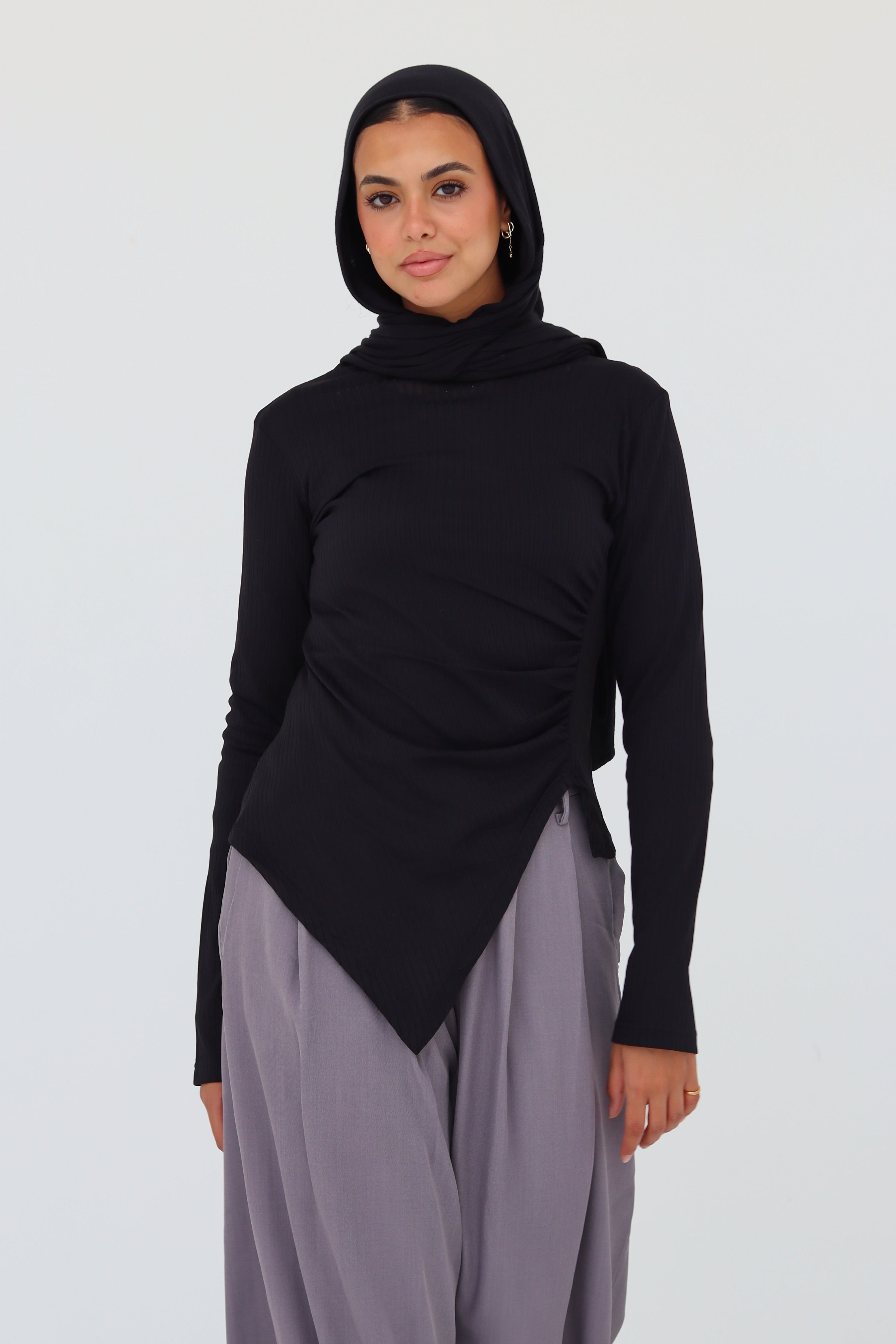 Aria top in black