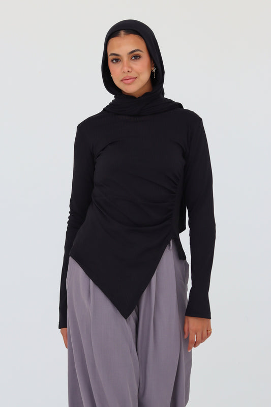 Aria top in black