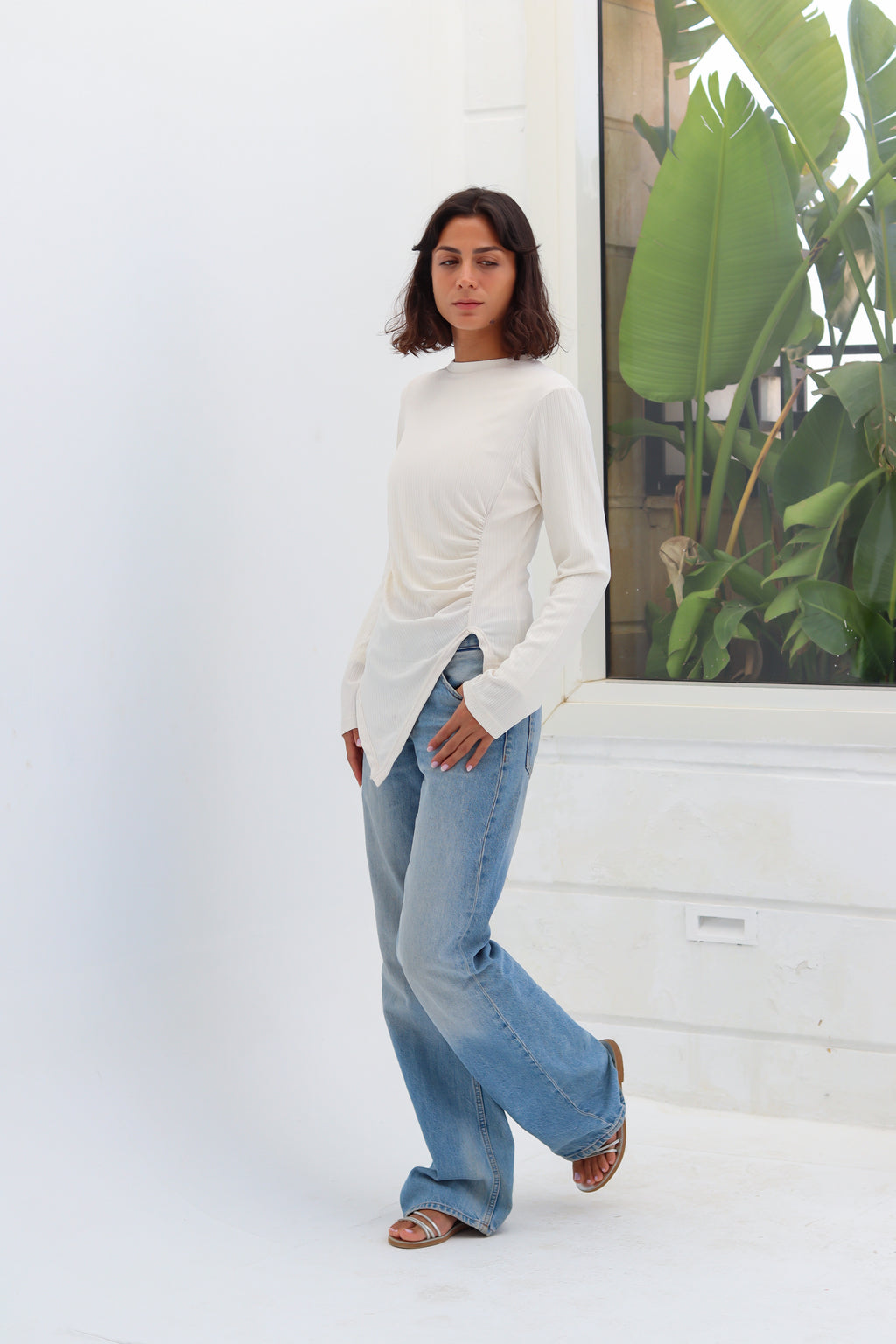 Aria top in white