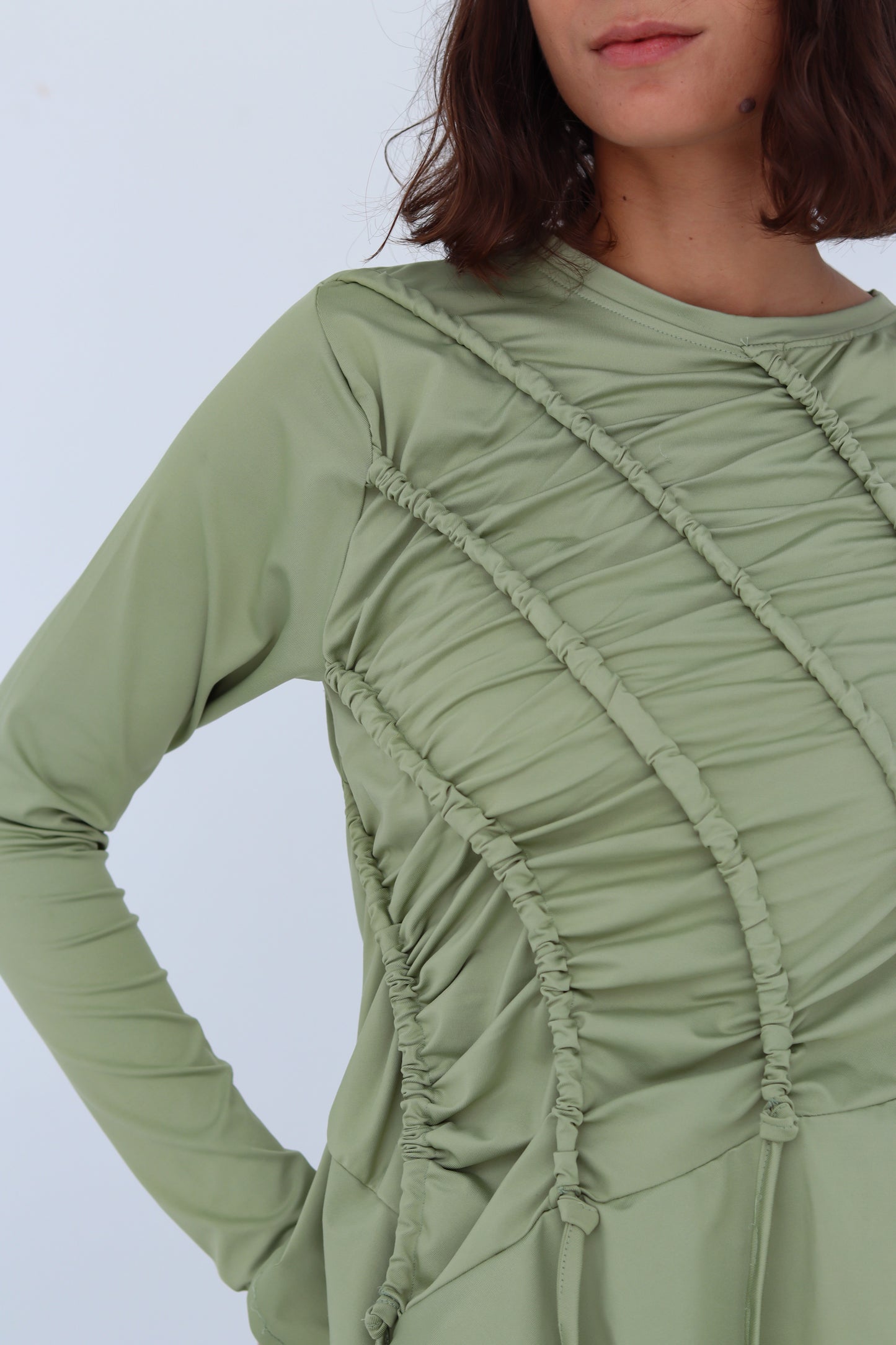 Nyla Top In Sage Green